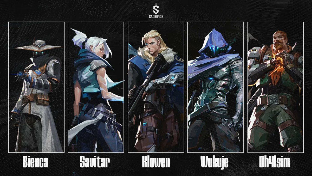 💣Bayram Şekeri 💣

Hayallerin en zirvesinde buluşalım !

Yeni sezon valorant takımımız karşınızda .

🧠Can "Klowen" Tuncer
🔪Efe  "Savitar" Bıyık
🐐Ayberk "Wukuje" Aydın
🏹Ahmet "Dh4lsim"Gönüş
 🥷  Harun "Bienca" Gönüş

🕵️Doğukan "Roamer" Taşar (C)