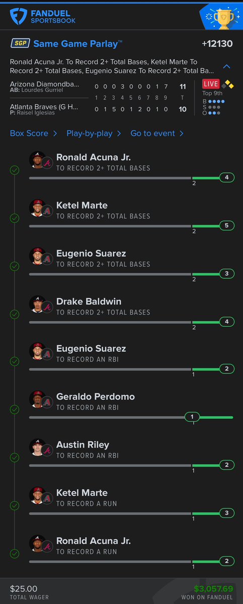 BAAAANNNNGGGGGGG

CASH THAT +12,000 

$50 TO TWO PEOPLE WHO LIKE THIS POST LET’S DO IT AGAIN TONIGHT WITH THE WINNING TEAM IN THE GROUP CHAT LET’S GOOO 🔥🔥✊🏾

#GAMBLINGX #MLB #GAMBLINGTWITTER #GAMBLINGCOMMUNITY