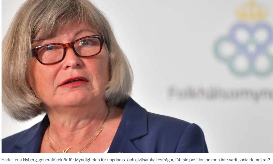 "Vad än värre är har har Socialdemokraterna dessutom tvingat en rad myndigheter närmare sig genom att placera S-märkta personer i deras topp."
blt.se/2022-09-21/par… #svpol