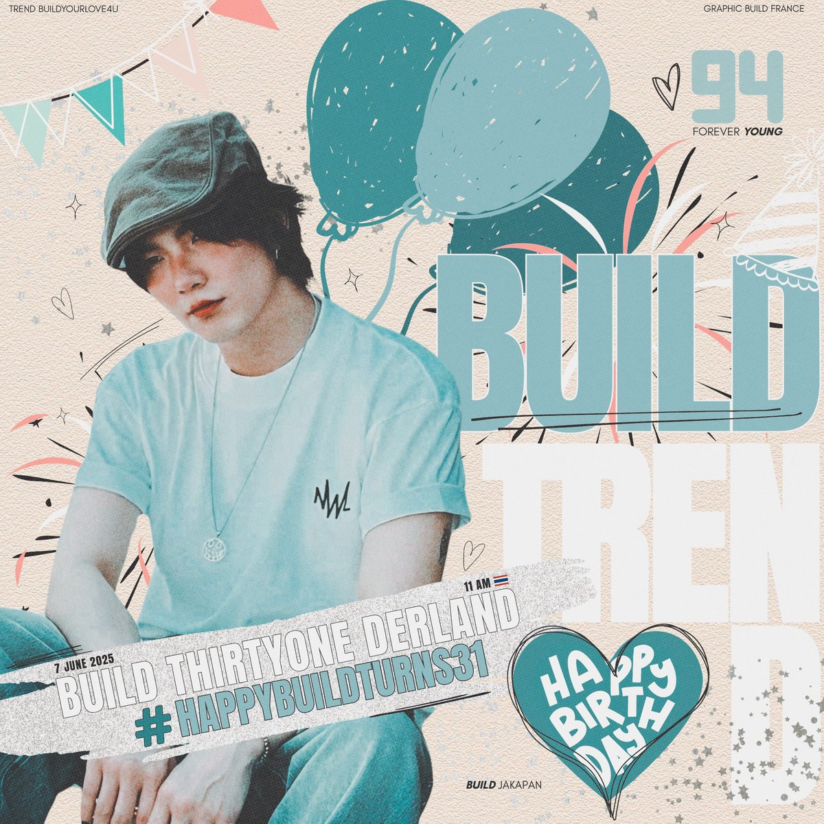 Build Jakapan International FC (@build_army) on Twitter photo ๐ข BUILD TREND SCHEDULE
โผ๏ธHashtag change โฌ๏ธ
On Saturday, letโs gather to celebrate Biuโs birthday! ๐๐ฅณ๐
๐๏ธ June 7th 2025
๐ BUILD THIRTYONE DERLAND
#๏ธโฃ HAPPYBUILDTURNS31
โฐ 11 AM ๐น๐ญ
Trend: buildyourlove4u
Graphic: Build_France
#BuildJakapan #Beyourluve <a href="/JakeB4rever/">BIU.</a> ๐ข BUILD TREND SCHEDULE
โผ๏ธHashtag change โฌ๏ธ
On Saturday, letโs gather to celebrate Biuโs birthday! ๐๐ฅณ๐
๐๏ธ June 7th 2025
๐ BUILD THIRTYONE DERLAND
#๏ธโฃ HAPPYBUILDTURNS31
โฐ 11 AM ๐น๐ญ
Trend: buildyourlove4u
Graphic: Build_France
#BuildJakapan #Beyourluve <a href="/JakeB4rever/">BIU.</a>