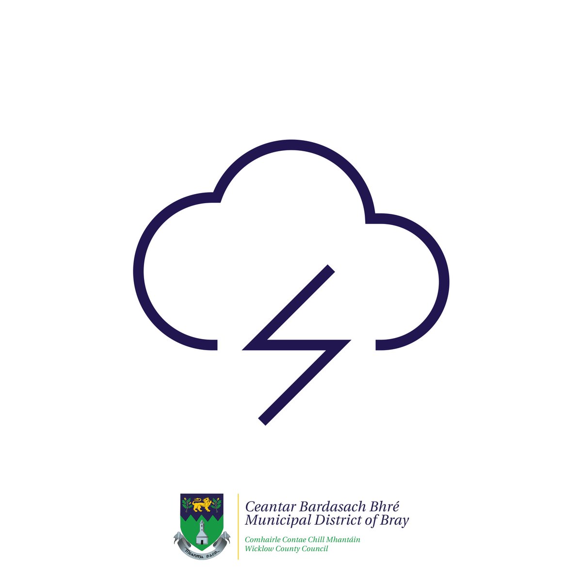 Bray Municipal District - Wicklow County Council (@braytcouncil) on Twitter photo ⚠️ <a href="/MetEireann/">Met Éireann</a> has issued a Status Yellow - Thunderstorm warning ⚠️
These storms may bring lightning and hail.
Valid until 7 pm this evening!
ℹ︎ ➜ met.ie
#StaySafe #YourCouncil ⚠️ <a href="/MetEireann/">Met Éireann</a> has issued a Status Yellow - Thunderstorm warning ⚠️
These storms may bring lightning and hail.
Valid until 7 pm this evening!
ℹ︎ ➜ met.ie
#StaySafe #YourCouncil