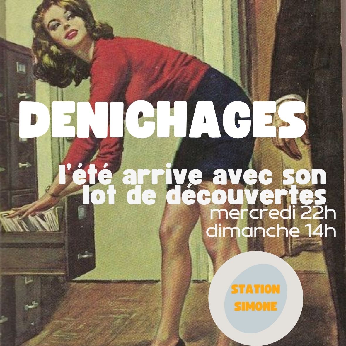 Station Simone (@stationsimone) on Twitter photo Le Dénicheur, découvreur de titres un peu passés inaperçus ... des morceaux qui nous mènent du Portugal à l'Ohio !
#Denichages c'est maintenant et c'est en juin !
<a href="/StationSimone4U/">Station Simone Webtransistor</a> <a href="/StationSimone/">Station Simone</a> <a href="/FSaconnet/">FredSaco !</a> <a href="/thierrychanu/">Thierry Le Chat</a> <a href="/sylvie_longeron/">sylvie longeron</a> <a href="/Deserrances/">Daniel des Errances</a> <a href="/_KLDSCP_/">Kaléidoscope</a> <a href="/JoelleLosfeld/">losfeld joelle</a> &co Le Dénicheur, découvreur de titres un peu passés inaperçus ... des morceaux qui nous mènent du Portugal à l'Ohio !
#Denichages c'est maintenant et c'est en juin !
<a href="/StationSimone4U/">Station Simone Webtransistor</a> <a href="/StationSimone/">Station Simone</a> <a href="/FSaconnet/">FredSaco !</a> <a href="/thierrychanu/">Thierry Le Chat</a> <a href="/sylvie_longeron/">sylvie longeron</a> <a href="/Deserrances/">Daniel des Errances</a> <a href="/_KLDSCP_/">Kaléidoscope</a> <a href="/JoelleLosfeld/">losfeld joelle</a> &co