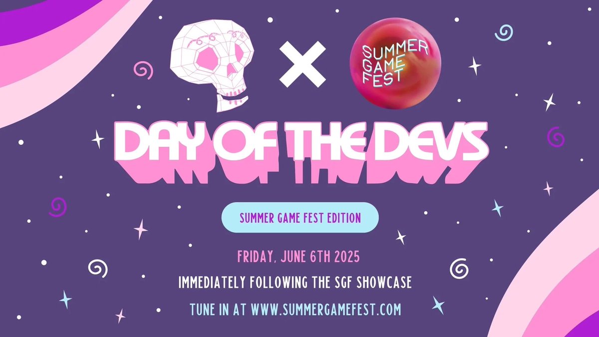 Flook666's tweet image. Summer Games Fest show times…

#SummerGamesFest - 2pm PT / 5pm ET / 10pm BST / 11pm CEST

#DayoftheDevs - 4pm PT / 7pm ET / 12am BST / 1am CEST

#DevolverDirect - 5pm PT / 8pm ET / 1am BST / 2am CEST

#IOIShowcase - 5pm PT / 8pm ET / 1am BST / 2am CEST

#gaming #videogames