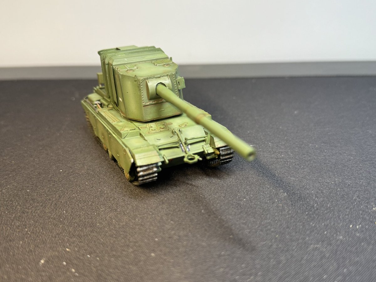 sabre1985's tweet image. #jffcoldwar. Finished my Ace FV4005. A challenging kit, well detailed but overly complicated, flashy moulding poor fit and part location. Looks ok finished though