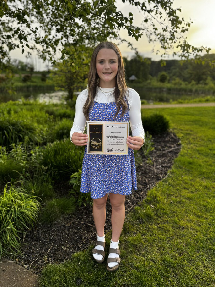 I had a very successful season with my high school team as the starting pitcher. I am so grateful to earn second team all conference! Earning 5 game balls and also tying the highest batting average on my team with a .447!