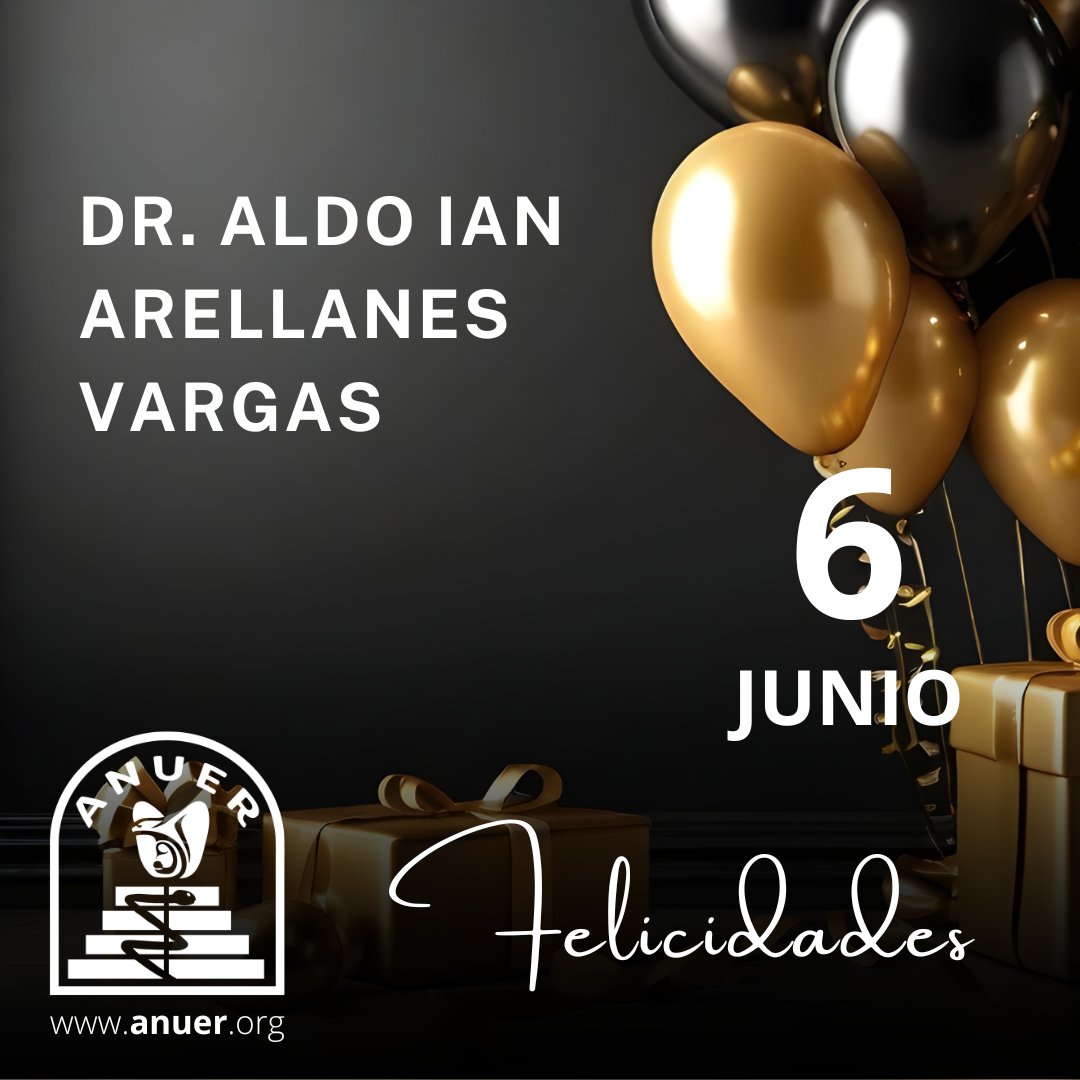 #ANUER les desea un feliz día 🎂   

CUIDA tu salud
con médicos certificados
en UROLOGÍA

👉anuer.org 

#Anuer2026 #UrologosEgresadoslaRaza #UrologíaMexicana #CMUN