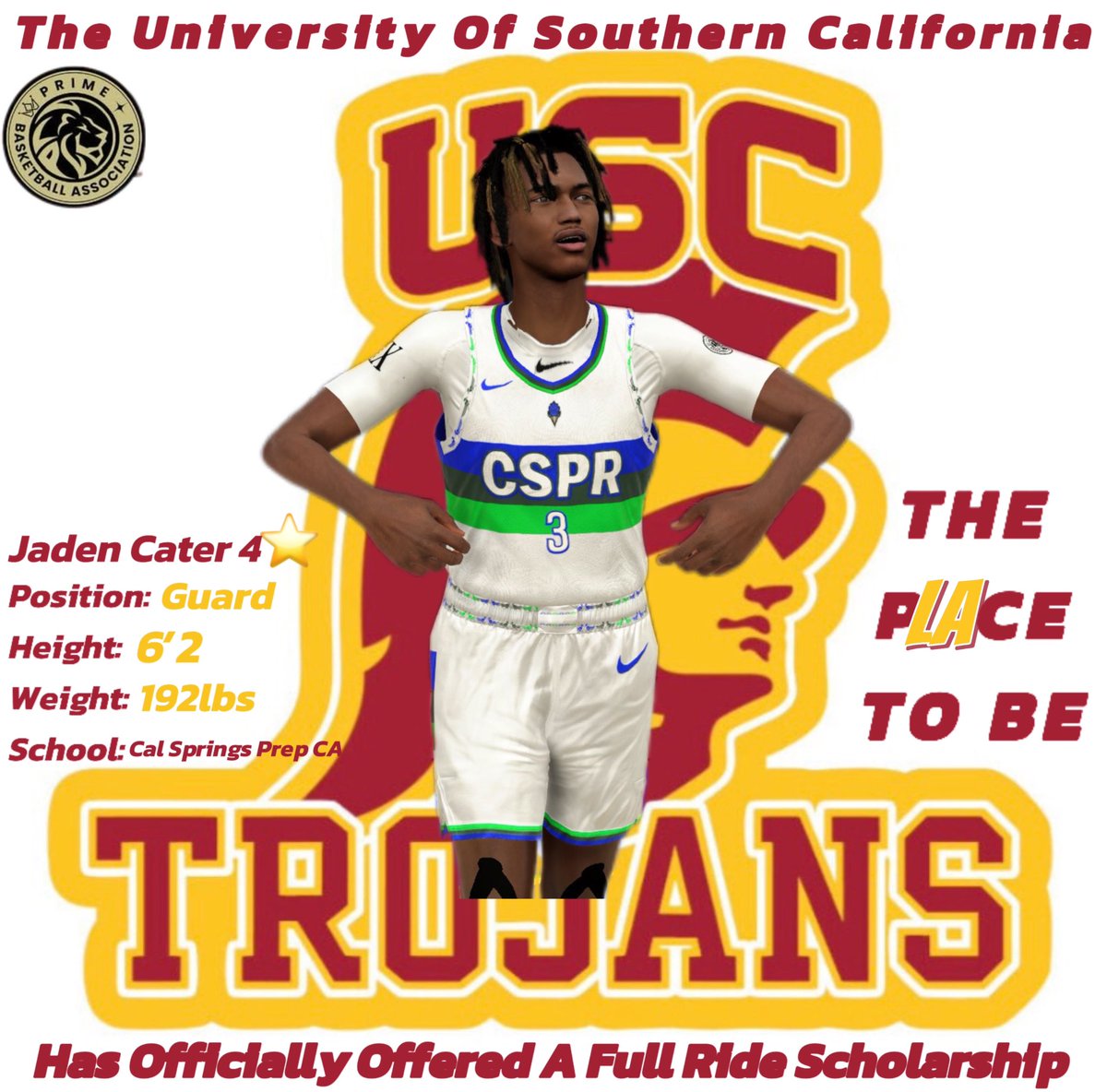 The University Of Southern California Has Officially Offered 4⭐️ Guard Jaden Carter A Full Ride Scholarship For His Hard Work And Leadership #FightOn⚔️ #THEP𝙇𝘼CETOBE #PBA