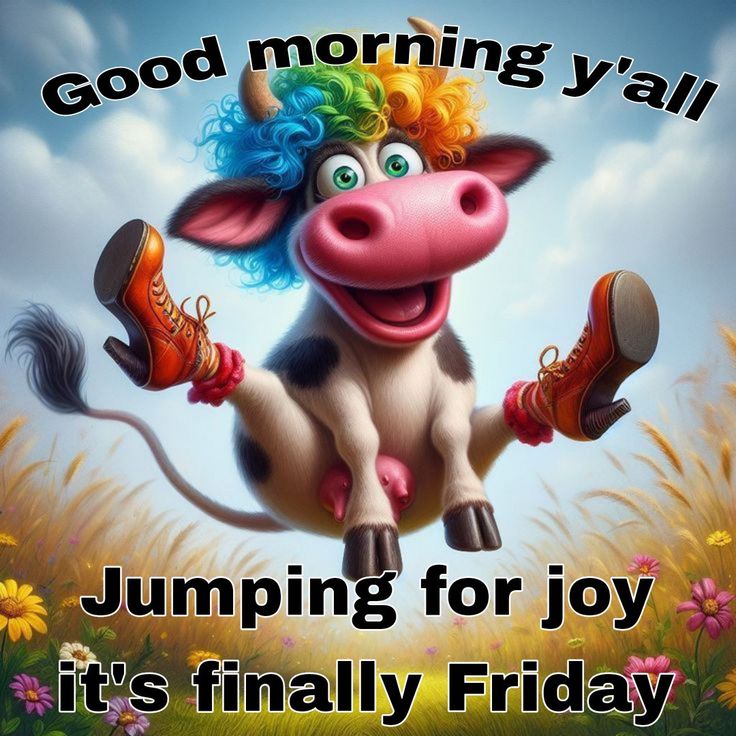 It's finally Friday! Have a great day, everybody