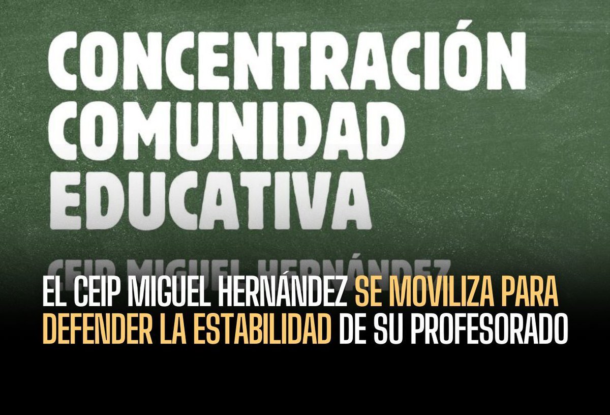 #GETAFE Familias, alumnado y docentes se concentrarán el lunes 9 de junio ante la DAT Sur en Leganés para reclamar la continuidad del equipo docente y garantizar una educación pública de calidad getafecentral.com/2025/06/06/el-…