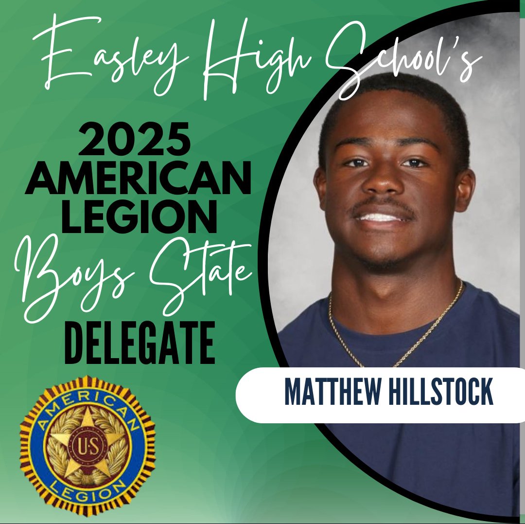 Matthew Hillstock (@hillstock18) on Twitter photo Next stop: Palmetto Boys State - June 8-14th! Honored to be selected for this leadership program while still locked in on football. Building skills on and off the field to be the best athlete, leader, and teammate I can be.
<a href="/CoachHMartin/">Holden Martin</a> <a href="/CoachSHouston1/">Sam Houston</a> <a href="/MattStackSr1/">Coach Stack Sr.</a> Next stop: Palmetto Boys State - June 8-14th! Honored to be selected for this leadership program while still locked in on football. Building skills on and off the field to be the best athlete, leader, and teammate I can be.
<a href="/CoachHMartin/">Holden Martin</a> <a href="/CoachSHouston1/">Sam Houston</a> <a href="/MattStackSr1/">Coach Stack Sr.</a>