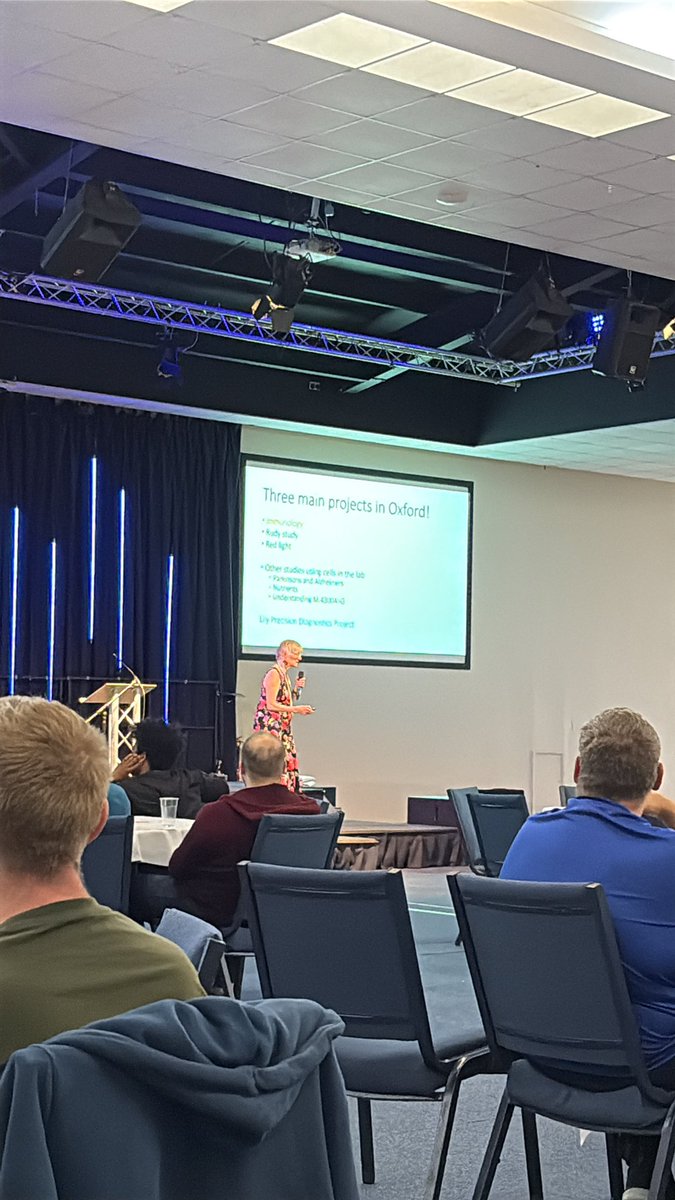 Professor Poulton is now taking us through some of the research areas currently being studied in mitochondrial disorders