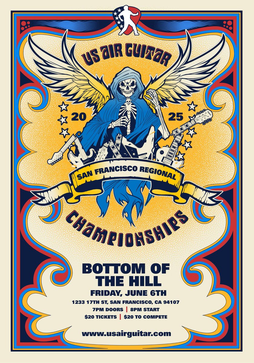 Eric Melin (@scenestealreric) on Twitter photo #BayArea: TONIGHT in #SanFrancisco at Bottom of the Hill is <a href="/usairguitar/">US Air Guitar</a> - the greatest show you've never seen bottomofthehill.com/20250606.html #MakeAirNotWar <a href="/AGWC/">Air Guitar World Championships</a> #BayArea: TONIGHT in #SanFrancisco at Bottom of the Hill is <a href="/usairguitar/">US Air Guitar</a> - the greatest show you've never seen bottomofthehill.com/20250606.html #MakeAirNotWar <a href="/AGWC/">Air Guitar World Championships</a>