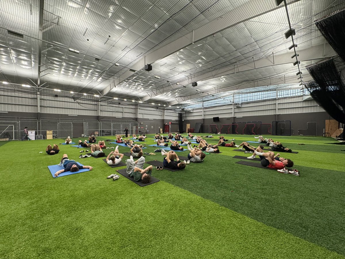 Camas Papermakers Football (@papermakerfb) on Twitter photo It’s not just weights and grinding. Recovery and longevity is key.
Yoga/pilates recovery work from this morning.
#ToTheTop #Team_117
🔴⚫️⚪️🏭🏈
<a href="/PapermakersArmy/">Joe Papermaker</a> <a href="/CamasHighSchool/">Camas High School</a> <a href="/Coach_Mathieson/">Adam C. Mathieson, CAA</a> <a href="/camasboosters/">Camas Athletics Booster Club</a> It’s not just weights and grinding. Recovery and longevity is key.
Yoga/pilates recovery work from this morning.
#ToTheTop #Team_117
🔴⚫️⚪️🏭🏈
<a href="/PapermakersArmy/">Joe Papermaker</a> <a href="/CamasHighSchool/">Camas High School</a> <a href="/Coach_Mathieson/">Adam C. Mathieson, CAA</a> <a href="/camasboosters/">Camas Athletics Booster Club</a>