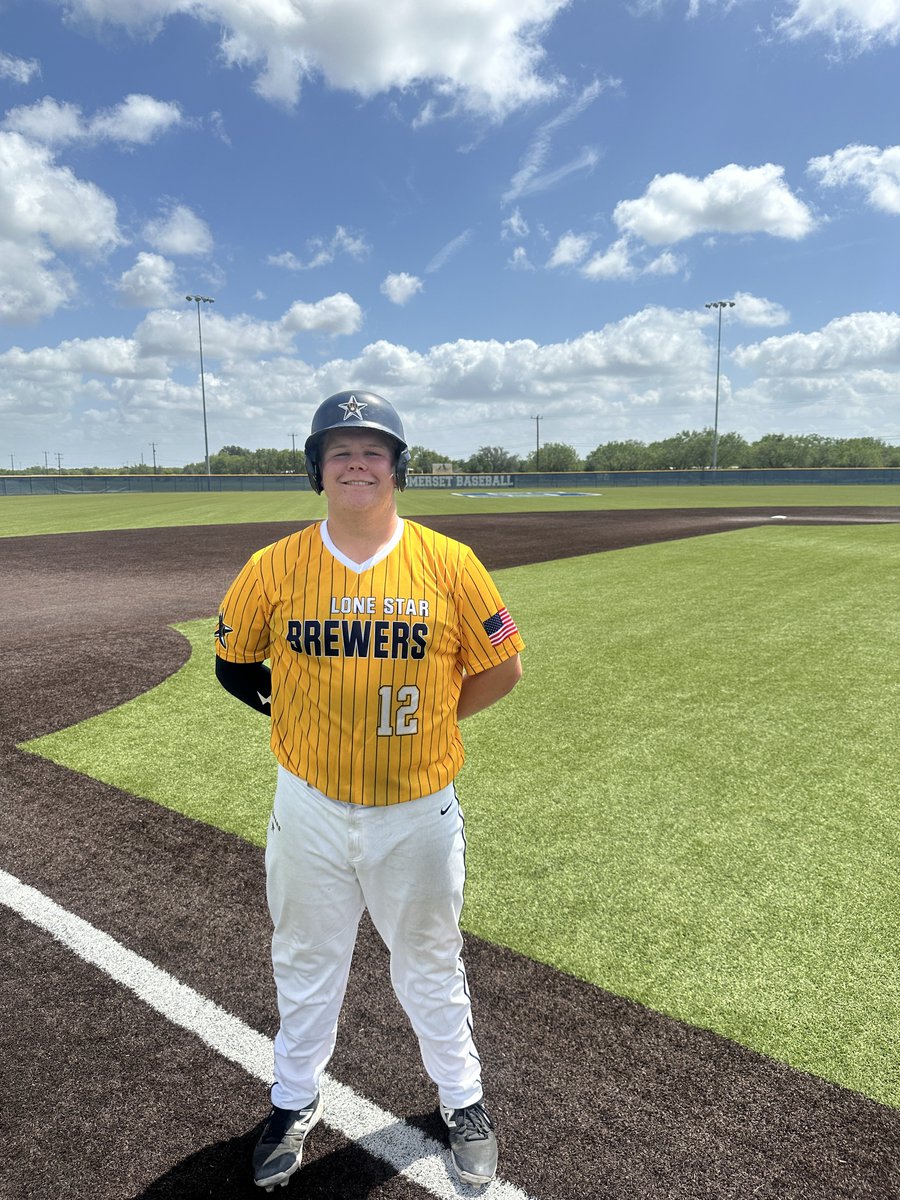 Five Tool South Texas (@fivetoolstx) on Twitter photo F:<a href="/LoneStarBrewers/">Lone Star Brewers Baseball and Softball Club</a> 16U Montejano 15, Texas Angels 2027 Royer 14
PoG:<a href="/tannerkrawietz/">Tanner Krawietz</a> 3-3, 2 RBI, 2R
Hitter: Karsen Alvidrez 1-2, Walkoff 2B, RBI, BB
Notable: Robert Harding 2-3, 2B, RBI, R F:<a href="/LoneStarBrewers/">Lone Star Brewers Baseball and Softball Club</a> 16U Montejano 15, Texas Angels 2027 Royer 14
PoG:<a href="/tannerkrawietz/">Tanner Krawietz</a> 3-3, 2 RBI, 2R
Hitter: Karsen Alvidrez 1-2, Walkoff 2B, RBI, BB
Notable: Robert Harding 2-3, 2B, RBI, R
