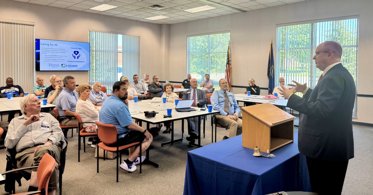 KY Hospital Assoc (@kyhospitals) on Twitter photo This week, KHA's Jim Musser was lucky to share the hospital story with community leaders in Boone County at the Florence County Rotary Club! Thank you, <a href="/FlorenceRotary/">Florence Rotary</a>, for hosting us for a great meeting. This week, KHA's Jim Musser was lucky to share the hospital story with community leaders in Boone County at the Florence County Rotary Club! Thank you, <a href="/FlorenceRotary/">Florence Rotary</a>, for hosting us for a great meeting.