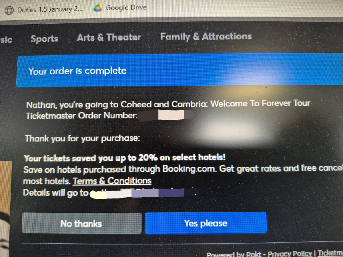 Update: IM FINALLY SEEING COHEED AND CAMBRIA BAYBEEEEE

They'd better play Domino and Sentry oh my god