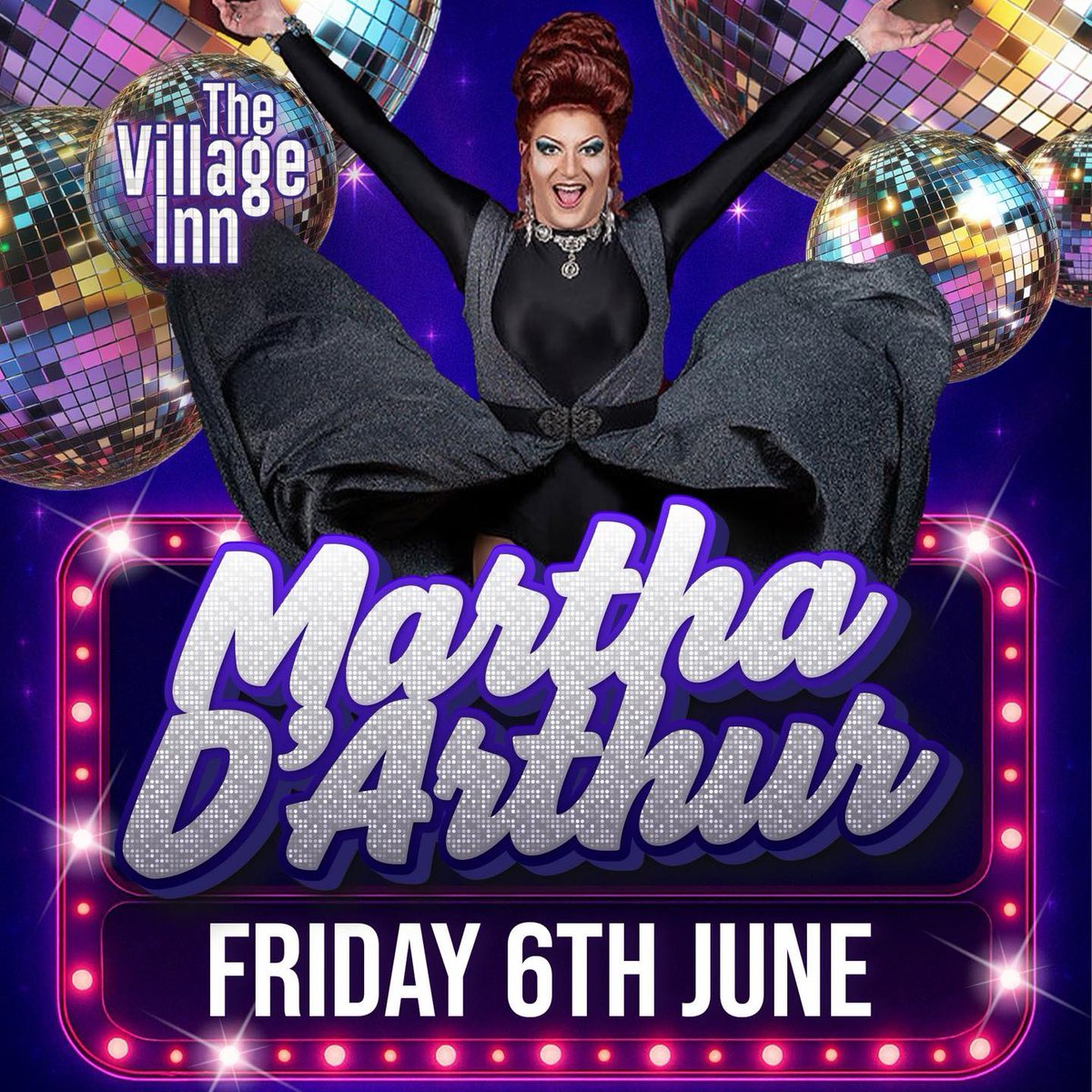 TFIF!! READY FOR THE WEEKEND? 🪩

Oh Friday, we’ve missed you! We’ll be getting our freak on from 7pm TONIGHT at the Village! 

💄 In the Main Room it’s Martha D’ Arthur LIVE at Midnight PLUS camp and pop bangers! 

🔊The Underground has the best RnB and Bashment

⏰ Bar til 6am!