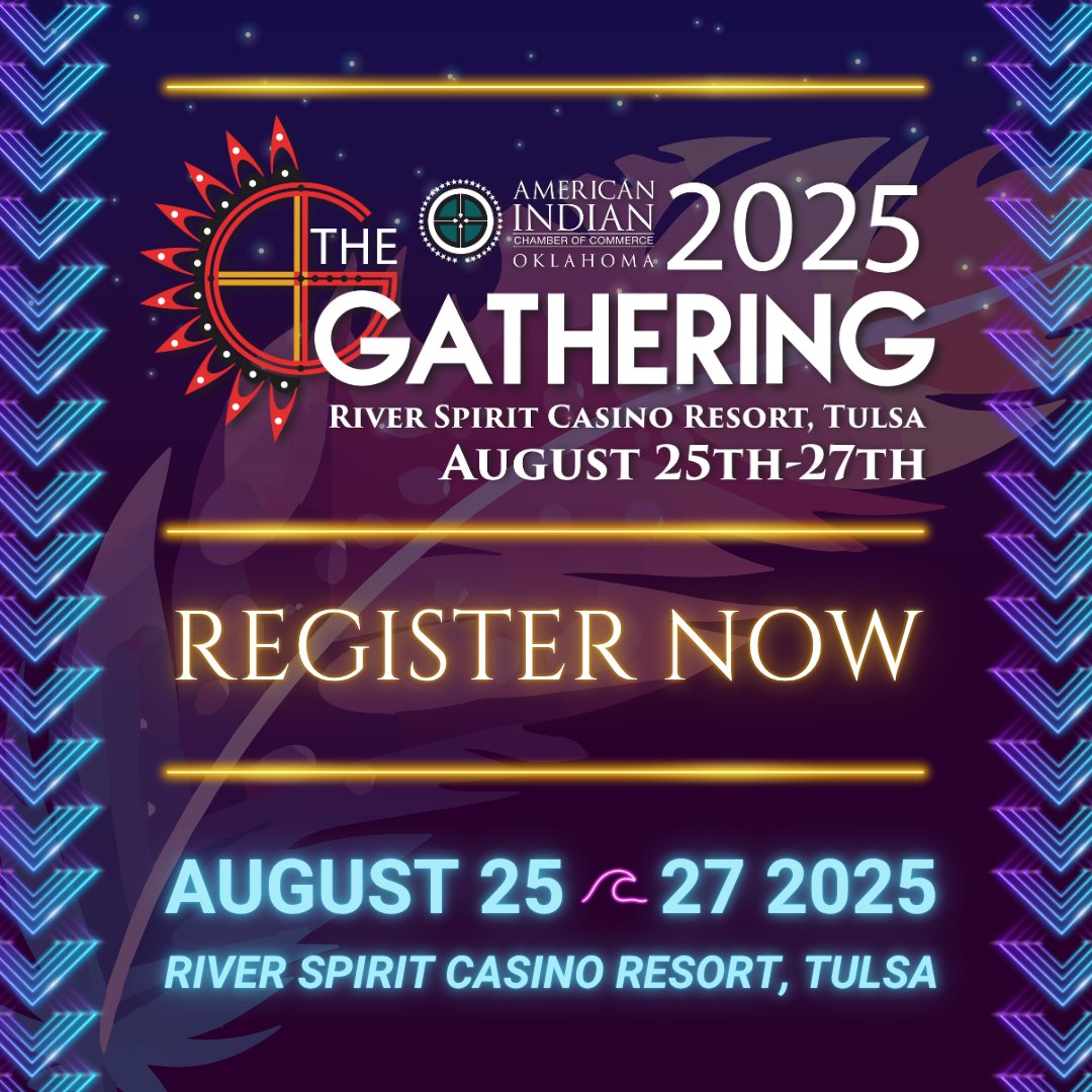 🐦 The Gathering Early Bird is LIVE! 🐦 

📅 August 25–27, 2025

Purchase Registration Here: eventbrite.com/e/the-gatherin…  

Purchase Vendor/Artisan Booth Here: eventbrite.com/e/the-gatherin… 

#TheGathering2025 #AICCO #MuscogeeReservation #EarlyBirdSale #BusinessOpportunities