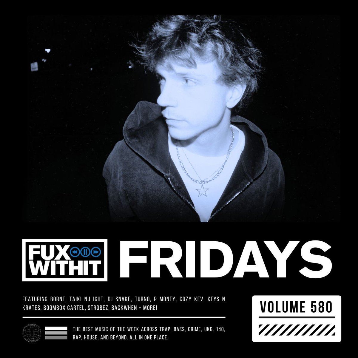 FUXWITHIT (@fuxwithit) on Twitter photo The best music of the week featuring <a href="/bornemusicc/">borne</a>, <a href="/keysnkrates/">KEYS N KRATES</a>, <a href="/cozykevvv/">cozy kev</a>, <a href="/BoomboxCartel/">BOOMBOX CARTEL</a>, <a href="/backwhennn/">BACKWHEN</a> + more!
Listen: fuxwithit.com/2025/06/06/fux… The best music of the week featuring <a href="/bornemusicc/">borne</a>, <a href="/keysnkrates/">KEYS N KRATES</a>, <a href="/cozykevvv/">cozy kev</a>, <a href="/BoomboxCartel/">BOOMBOX CARTEL</a>, <a href="/backwhennn/">BACKWHEN</a> + more!
Listen: fuxwithit.com/2025/06/06/fux…