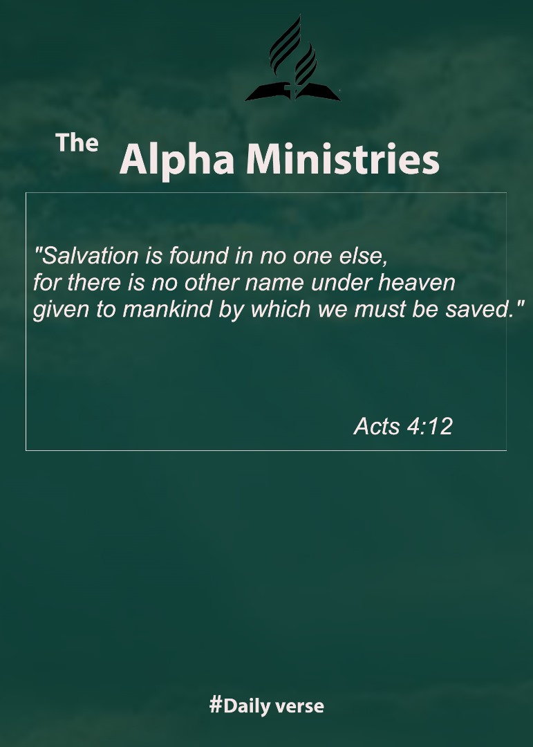 there is no salvation in any name but Jesus Christ 
#happysabbath
