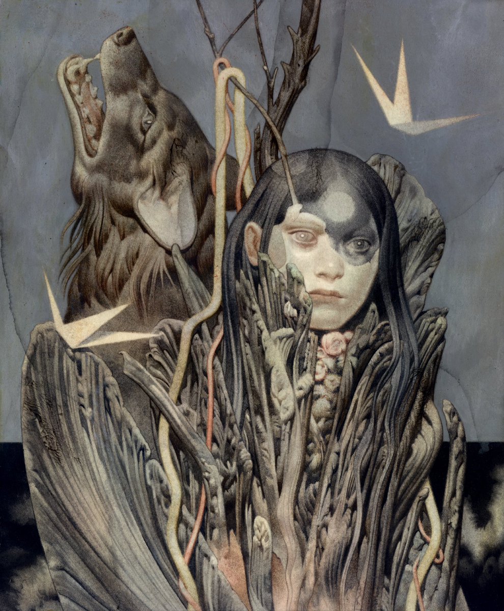 Tree IV - Acrylic on Fabriano mounted on wood - 27 x 22cm