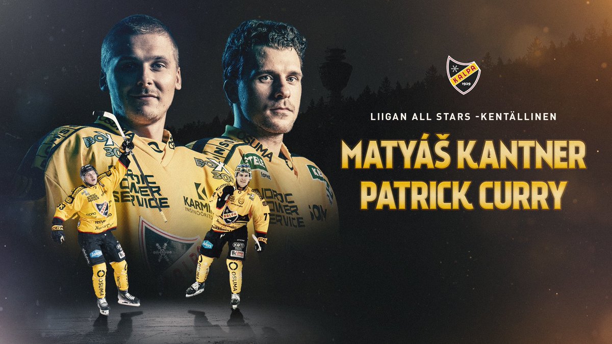 Päättyneellä kaudella KalPa-hyökkäyksessä loistaneet Matyáš Kantner ja Patrick Curry on valittu Liigan All Stars -kentälliseen! 🏆

Onnea valinnasta, Kanttori ja Paddy! 🔥

#KalPa #Liiga #Kuopio
