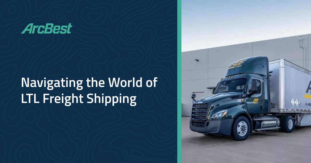 ArcBestCorp's tweet image. New to LTL shipping? Learn the basics, avoid common pitfalls, and get a quick quote with ArcBest — all in one place: bit.ly/4jxhP58
#LTLshipping #FreightSolutions #SupplyChain #ArcBest
