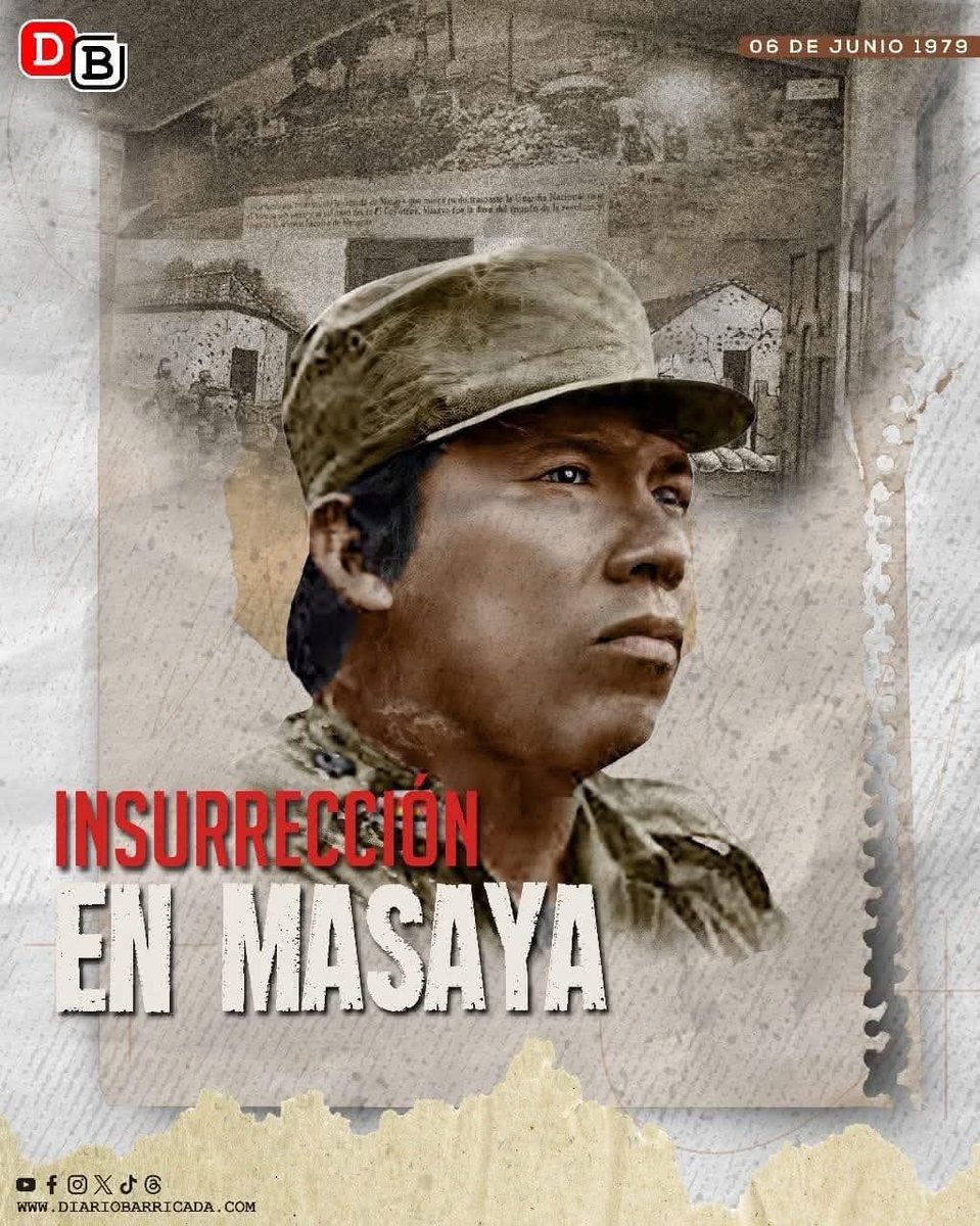 @🅰🆃🅴🅶🅾 🇳🇮 (@atego16) on Twitter photo #Nicaragua 🇳🇮
4️⃣6️⃣ años de la Insurrección en Masaya, al frente, el Cmdte. Hilario Sánchez.
La Ofensiva Final para derrocar a la dictadura somocista, se intensifica.
¡Ni un Paso atrás ❤️🖤!
#UnidosEnVictorias
<a href="/SicxfredoToledo/">Sicxfredo Toledo</a> <a href="/HeraclesNic/">Heracles.Nic 🇳🇮</a> <a href="/CarlosEmilioDH/">Carlos Emilio Lopez</a> #Nicaragua 🇳🇮
4️⃣6️⃣ años de la Insurrección en Masaya, al frente, el Cmdte. Hilario Sánchez.
La Ofensiva Final para derrocar a la dictadura somocista, se intensifica.
¡Ni un Paso atrás ❤️🖤!
#UnidosEnVictorias
<a href="/SicxfredoToledo/">Sicxfredo Toledo</a> <a href="/HeraclesNic/">Heracles.Nic 🇳🇮</a> <a href="/CarlosEmilioDH/">Carlos Emilio Lopez</a>