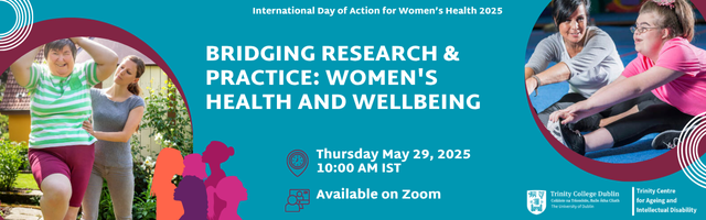 ageingwithID's tweet image. Bridging Research & Practice: Women’s Health and Wellbeing Webinar Recording
📅 29 May 2025 | 🎥 Recording & slides now available:
tcd.ie/tcaid/research…
Thank you to everyone who registered and joined us for this important discussion on the unique health and wellbeing needs…