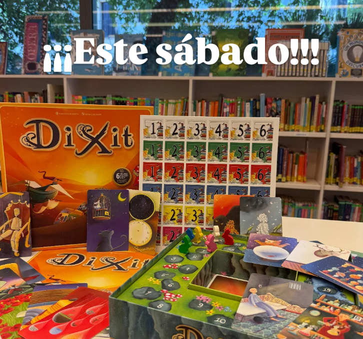 Biblioteca Sevilla (@bibsevilla) on Twitter photo ¡No te pierdas este sábado de juegos en la Biblioteca! Sesión de Dixit guiada por <a href="/queremosjugar/">Queremos Jugar</a> abierta a todos los públicos, gratuita y sin inscripción previa. A las 11 horas en la sala juvenil.
¡Te esperamos!
<a href="/bibsevilla/">Biblioteca Sevilla</a>
<a href="/CulturaAND/">Cultura Junta de Andalucía</a> ¡No te pierdas este sábado de juegos en la Biblioteca! Sesión de Dixit guiada por <a href="/queremosjugar/">Queremos Jugar</a> abierta a todos los públicos, gratuita y sin inscripción previa. A las 11 horas en la sala juvenil.
¡Te esperamos!
<a href="/bibsevilla/">Biblioteca Sevilla</a>
<a href="/CulturaAND/">Cultura Junta de Andalucía</a>