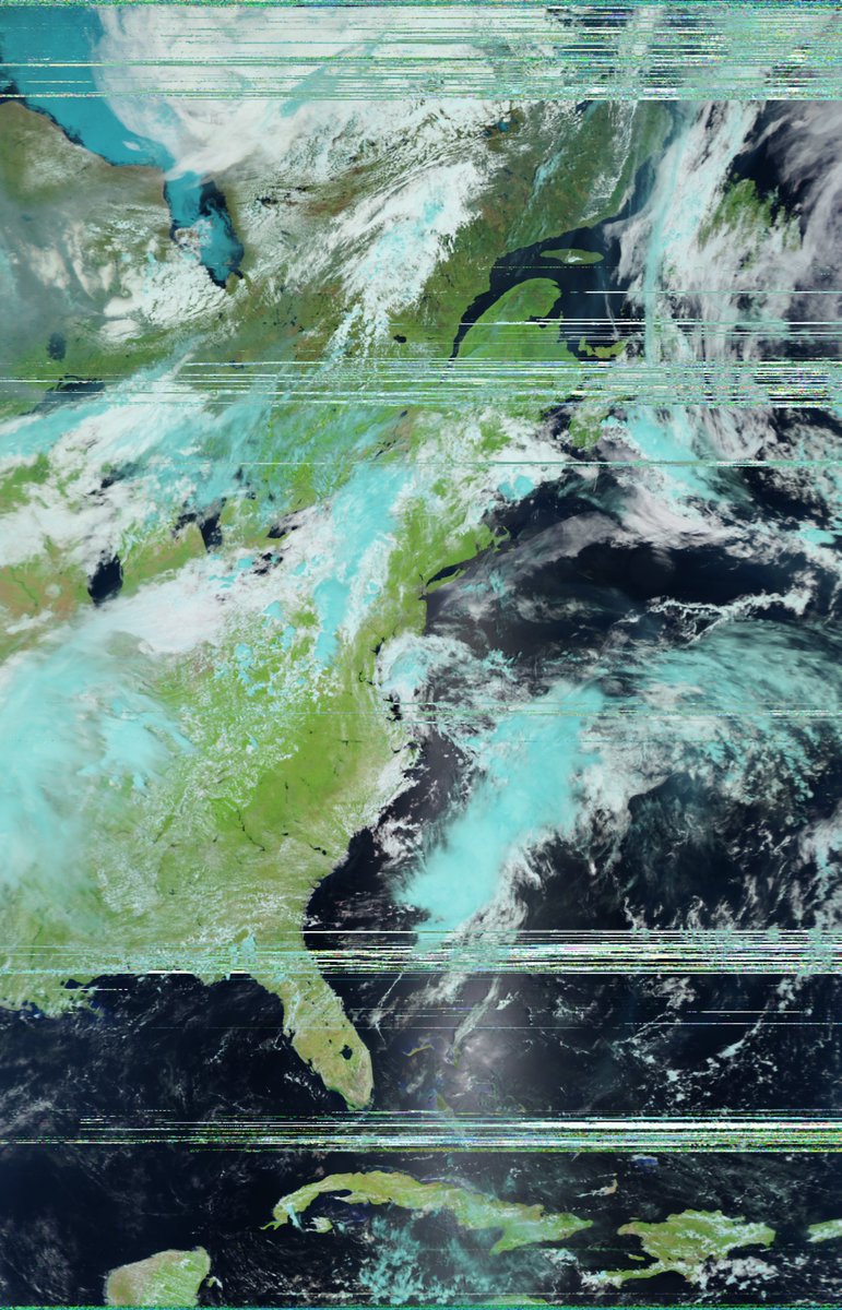 JVital2013's tweet image. Well everyone, here it is: the final expected APT and HRPT transmissions of NOAA 18 over the United States. HIRS and AVHRR IR Channels were off, but channel 3a was turned on, which is not typical for NOAA POES sats. So long, and farewell!