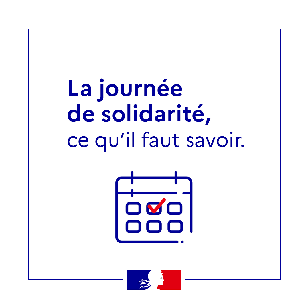 📅 #JournéeDeSolidarité | Ce qu’il faut savoir !

La Journée de solidarité, instaurée pour financer des actions en faveur de l’autonomie des personnes âgées ou en situation de handicap, consiste en une journée de travail supplémentaire en principe non rémunérée.

✅Modalités