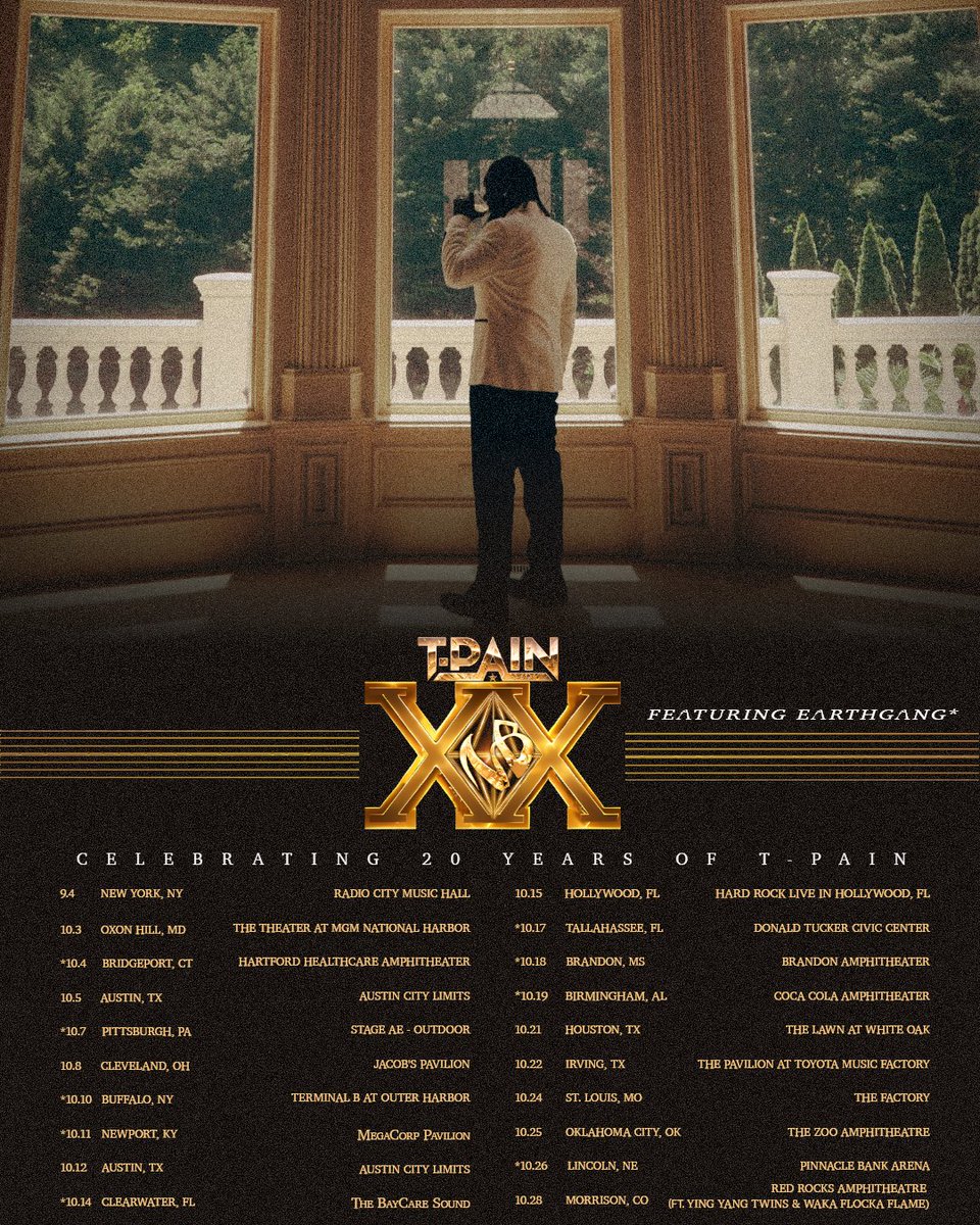 NappyBoyEnt's tweet image. Tickets to the TP20 Tour are now on sale 🎉 Come celebrate @TPAIN in a city near you! Get your tickets now at tpain.com/tour