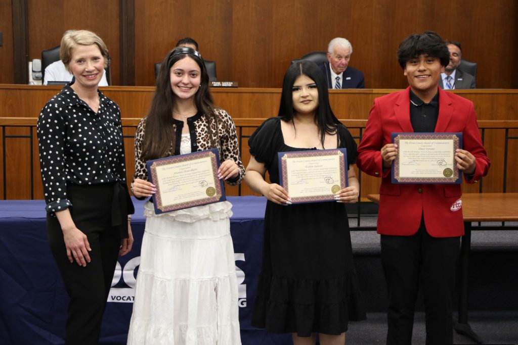 OCVTS's tweet image. 🏅🏆OCVTS students were recognized for their outstanding performance and accomplishments in a host of competitions throughout the year. Recognition certificates from the Ocean County Board of Commissioners were presented to students who excelled in several competitions #ocvts