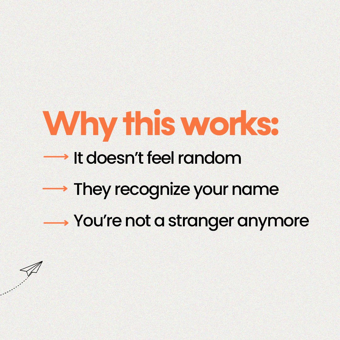 Cold calls feel like ambushes.

But warm calls?

Different game.

Here’s my 4-step warm-up play for warm calls:

• Step 1: Connect on LinkedIn
• Step 2: Comment on a post or engage with something they shared
• Step 3: Drop a light DM
• Step 4: Call within 48 hours