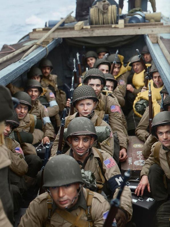On June 6, 1944, these "kids" mostly 18 to 22 year olds participated in the greatest amphibious landing in the history of the world and started the defeat of the greatest threat to the free world. Take a moment, say a prayer of thanks.