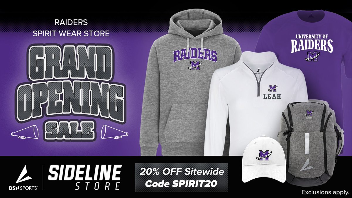 Buy New Mount Union Athletics Logo Gear, 20% OFF Grand Opening Sale!

Shop Now! buff.ly/EmCu1Zs