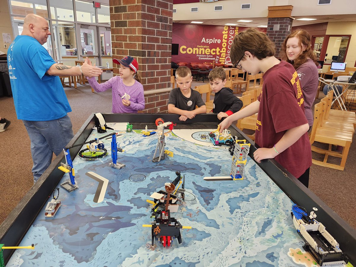 Ross Middle School (@rossmiddlerams) on Twitter photo Ross Rambotics hosted 39 campers at its summer robotics programming camp! The camp was instructed by <a href="/Rambotics3201/">Ross Rambotics</a> team members, FLL Coaches & veteran FLL team members. Campers learned coding skills & robots to complete a variety of challenges. Kudos to our STEM learners! Ross Rambotics hosted 39 campers at its summer robotics programming camp! The camp was instructed by <a href="/Rambotics3201/">Ross Rambotics</a> team members, FLL Coaches & veteran FLL team members. Campers learned coding skills & robots to complete a variety of challenges. Kudos to our STEM learners!