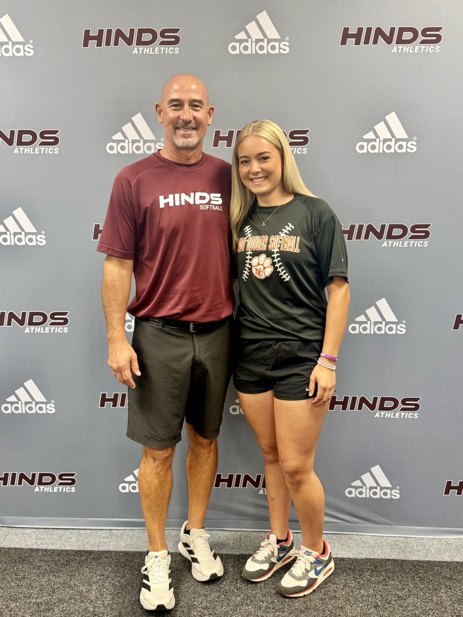 Congrats to <a href="/LexiAddy/">Lexi Addy</a> on another visit to <a href="/HindsCC_SB/">Hinds CC Softball</a>! Come check her out this weekend in Brandon! #platinumproud