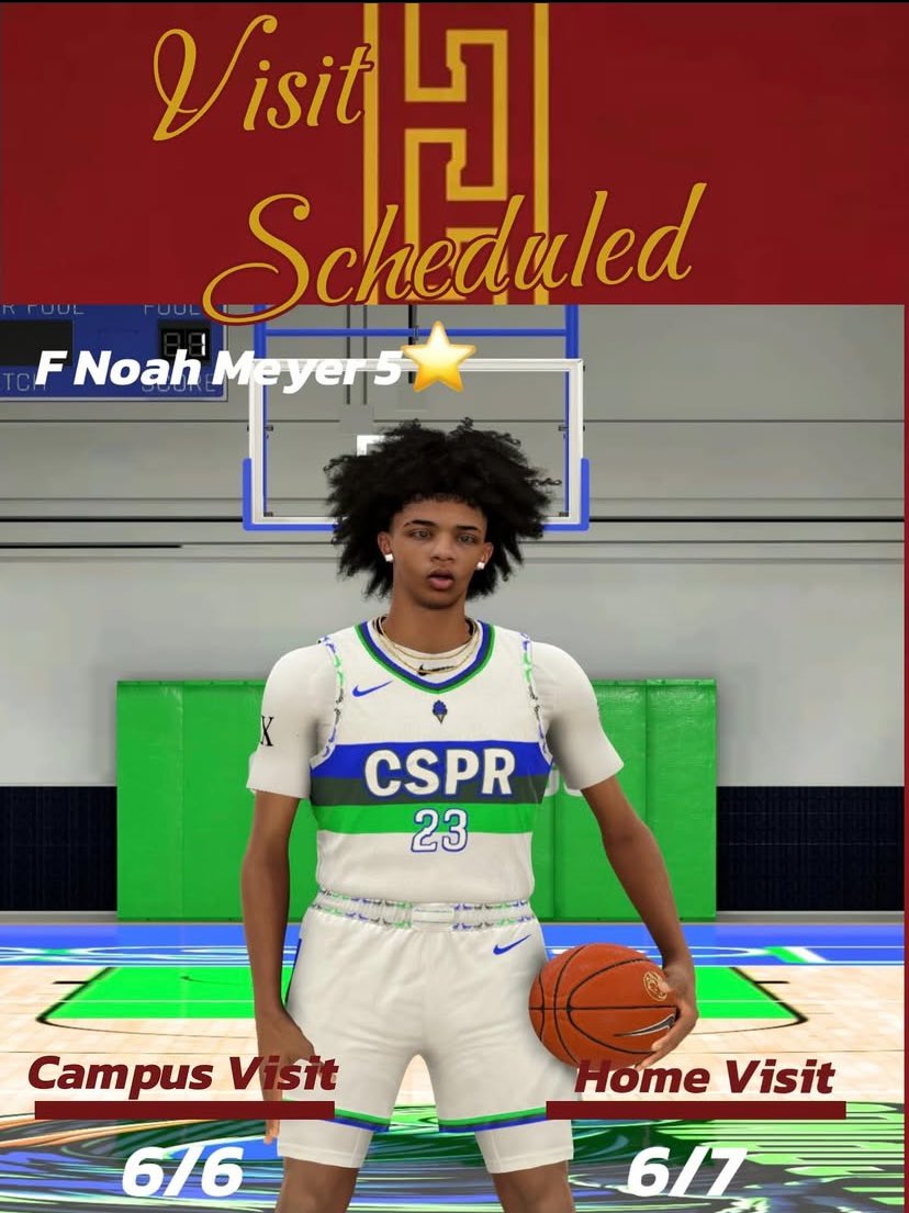 Friday 6/6 Campus Visit 
Saturday 6/7 Home Visit
5⭐️ F Noah Meyer 

#FightOn⚔️ #THEP𝙇𝘼CETOBE #PBA