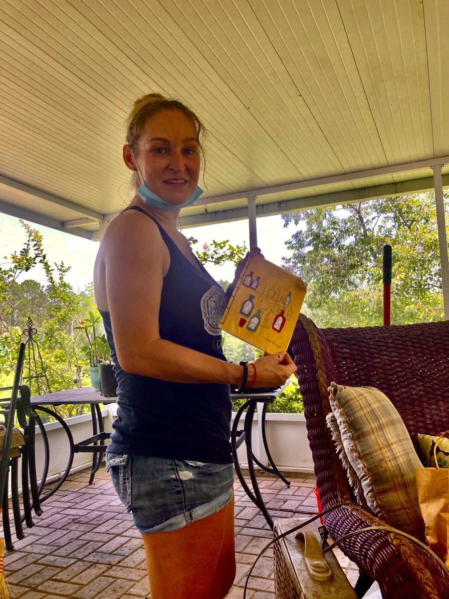 Disability Times: This is Christine, who was sent by our ]D[bro and a perk of cleaning my porch is this copy of ⁦<a href="/the_ethelzine/">Ethel, a Micro Press</a>⁩ , which she pets and understands as art

🖖 thyroid Storm, me