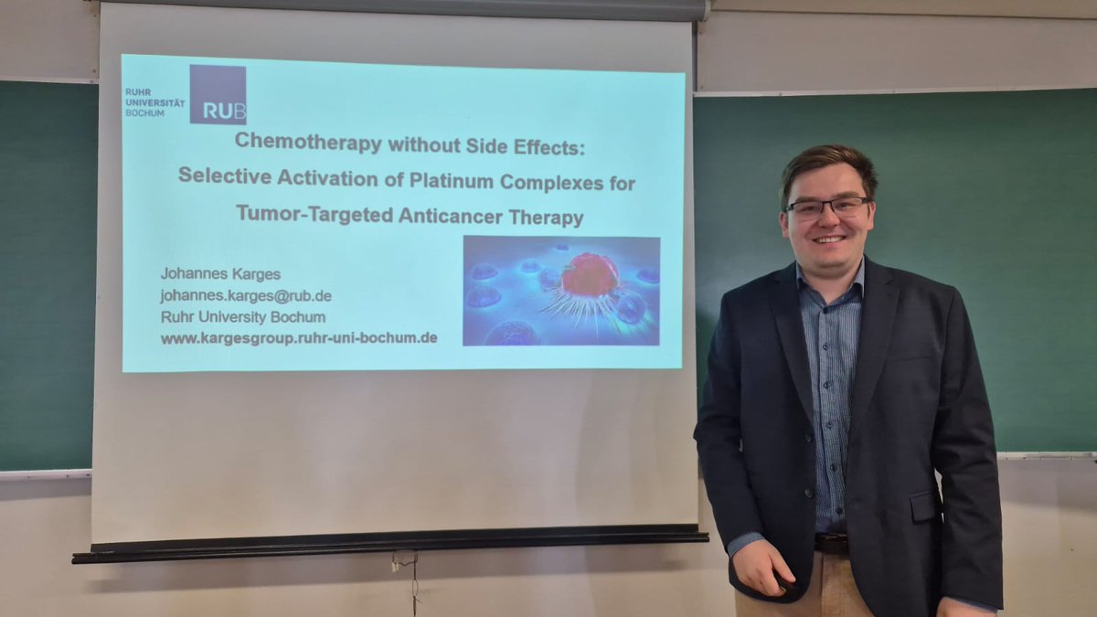 Johannes Karges (@johannes_karges) on Twitter photo Wonderful presenting some of our research at Universidade Federal de Juiz de Fora <a href="/UFJF_/">UFJF</a>. Thanks to <a href="/lrcosta22JF/">Luiz AntĂŽnio</a> <a href="/NEQC_UFJF/">NEQC</a> for the kind invitation! <a href="/ChemieBiochemie/">FakultĂ€t fĂŒr Chemie und Biochemie der RUB</a> <a href="/ruhrunibochum/">Ruhr-UniversitĂ€t Bochum</a> Wonderful presenting some of our research at Universidade Federal de Juiz de Fora <a href="/UFJF_/">UFJF</a>. Thanks to <a href="/lrcosta22JF/">Luiz AntĂŽnio</a> <a href="/NEQC_UFJF/">NEQC</a> for the kind invitation! <a href="/ChemieBiochemie/">FakultĂ€t fĂŒr Chemie und Biochemie der RUB</a> <a href="/ruhrunibochum/">Ruhr-UniversitĂ€t Bochum</a>
