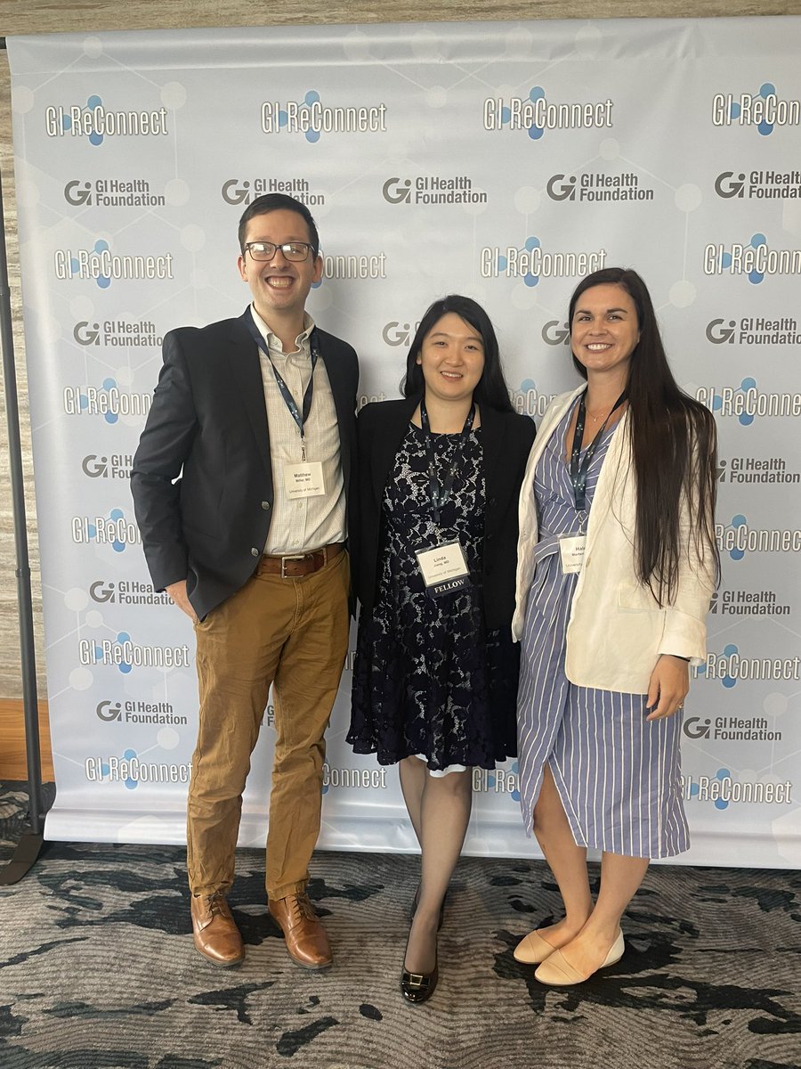 Shrinivas Bishu (@ibdimmunology) on Twitter photo Our awesome <a href="/UMichGIHep/">UMichGIHep-Fellowship</a> fellows #MattMiller, #LindaJiang and <a href="/halesj126/">Haley Mertens</a> globe trotting!
This week - Colorado at <a href="/GiHFoundation/">Gi Health Foundation</a> with <a href="/umfoodoc/">William Chey</a> - among others! Our awesome <a href="/UMichGIHep/">UMichGIHep-Fellowship</a> fellows #MattMiller, #LindaJiang and <a href="/halesj126/">Haley Mertens</a> globe trotting!
This week - Colorado at <a href="/GiHFoundation/">Gi Health Foundation</a> with <a href="/umfoodoc/">William Chey</a> - among others!