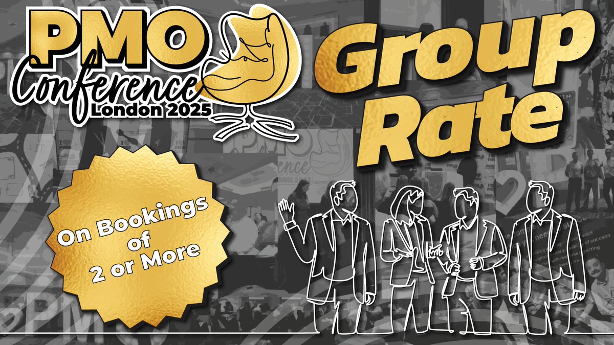houseofpmo's tweet image. Save on PMO Conference tickets this June 12! Buy 2+ tickets and save £70 each! Don&apos;t miss the UK&apos;s biggest PMO event—book here: houseofpmo.com/event/pmo-lond… #pmoconf