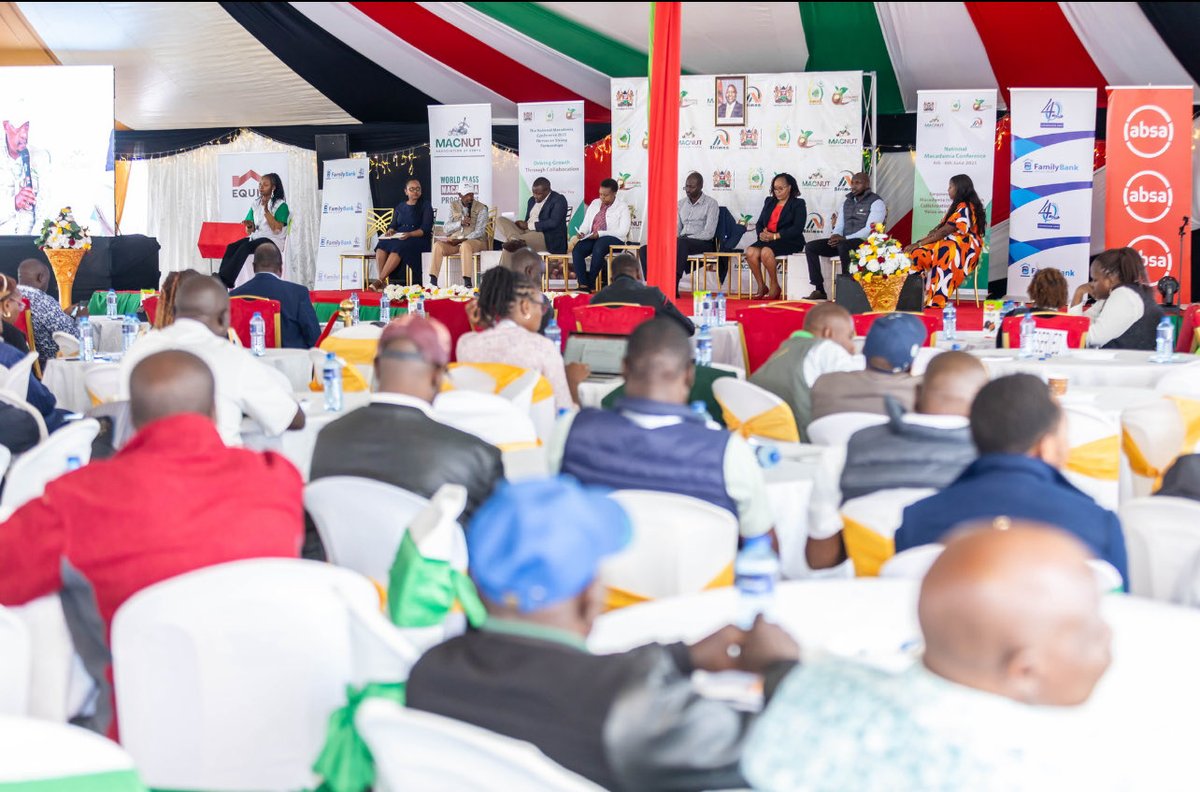 KDC_KE's tweet photo. We took part in panel discussion on Financing Investments in Macadamia Value Chain @embucountygovt.Working with different players in Macadamia Value Chain in a wholistic approach to develop tailor made products
#MacadamiaConference2025
#EmbuCounty
@MITIKenya https://t.co/CLF16bqGLG