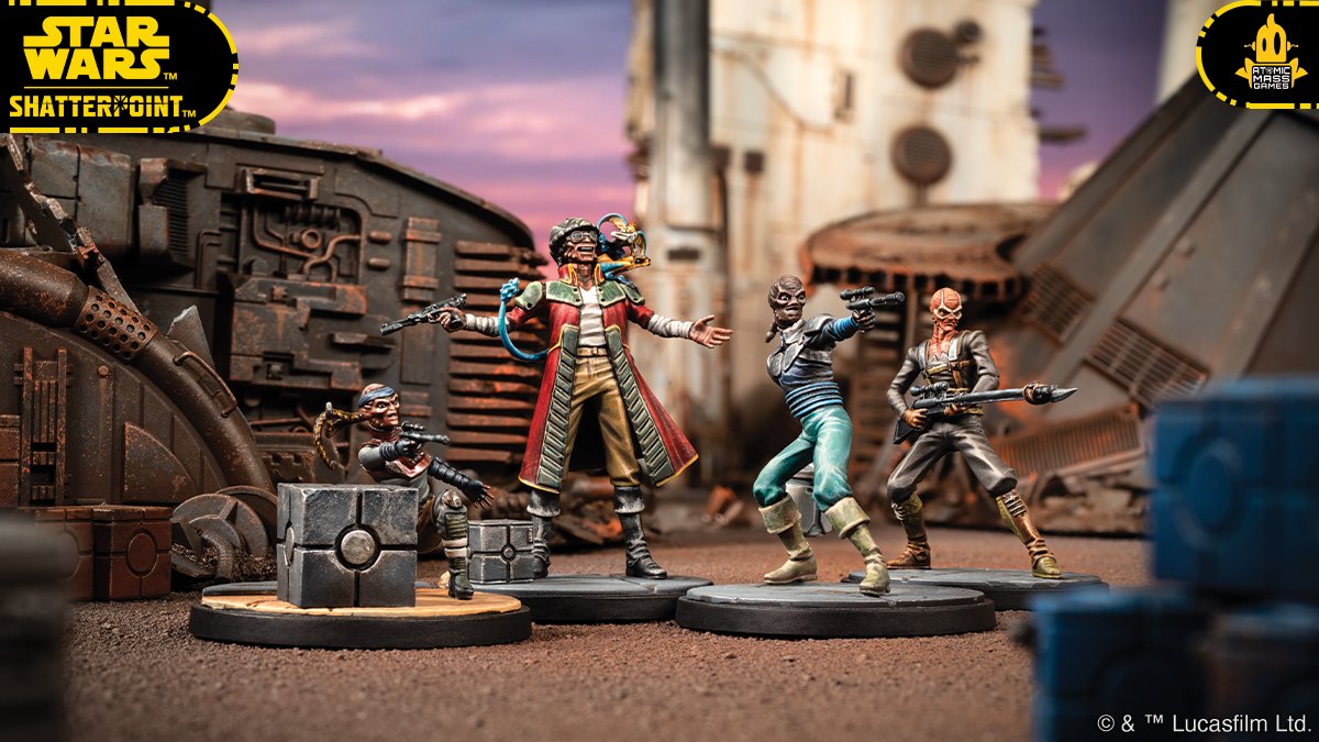 Hondo Ohnaka leads the That’s Good Business Squad Pack for STAR WARS: Shatterpoint, with Gwarm and his Weequay pirates receiving key enhancements in the latest Unit Update. ow.ly/uLS150W5tMX