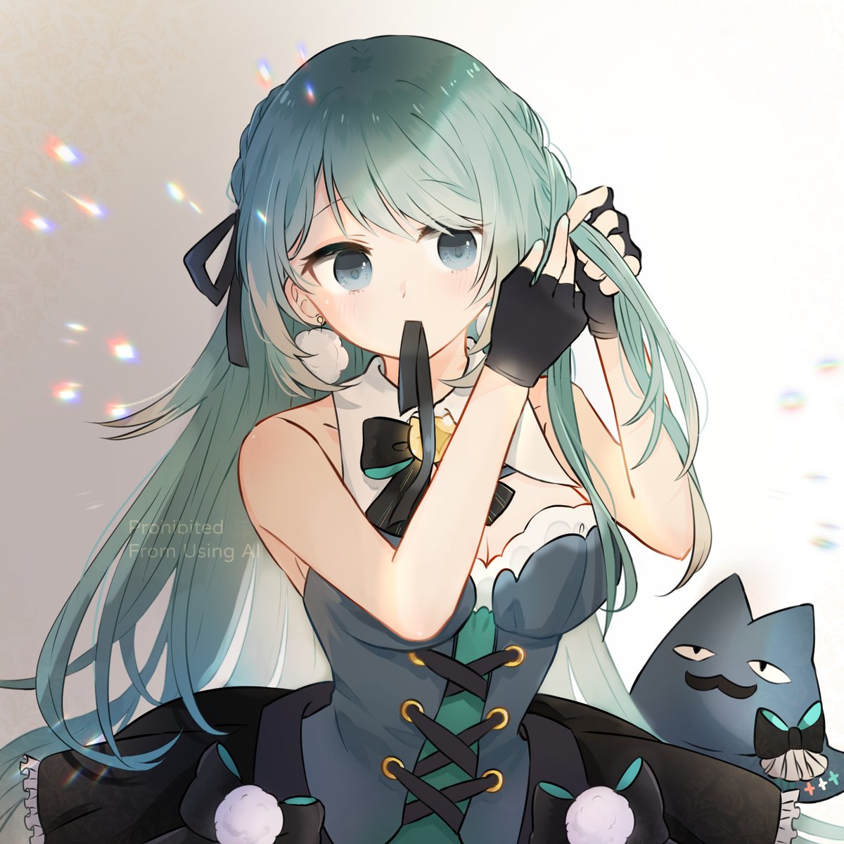 YoruuRain's tweet image. 深夜發圖X
繼續把自己產的草稿補完
雖然還要再努力練習(甩甩手臂
骨架還在廢X
(被朋友說乃不夠大  那個姿勢胸部會遮到啊!

#真理果  #台V #真理繪 #塗鴉 #Vtuber
#插圖 #art  #drawing
