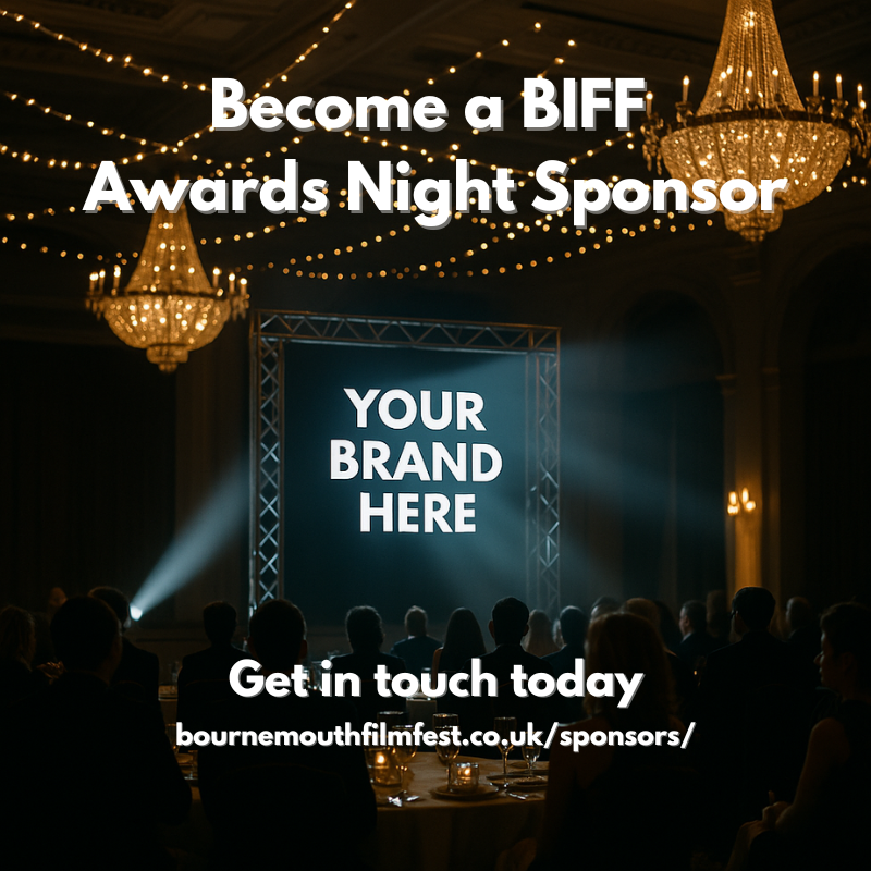 Become a BIFF Awards Night Sponsor

The black-tie awards are the highlight of the weekend and your brand front and centre.

bournemouthfilmfest.co.uk/sponsors/

#Sponsorship #SponsorTheArts #BournemouthEvents #CommercialPartners #Community #Bournemouth #Christchurch #Poole