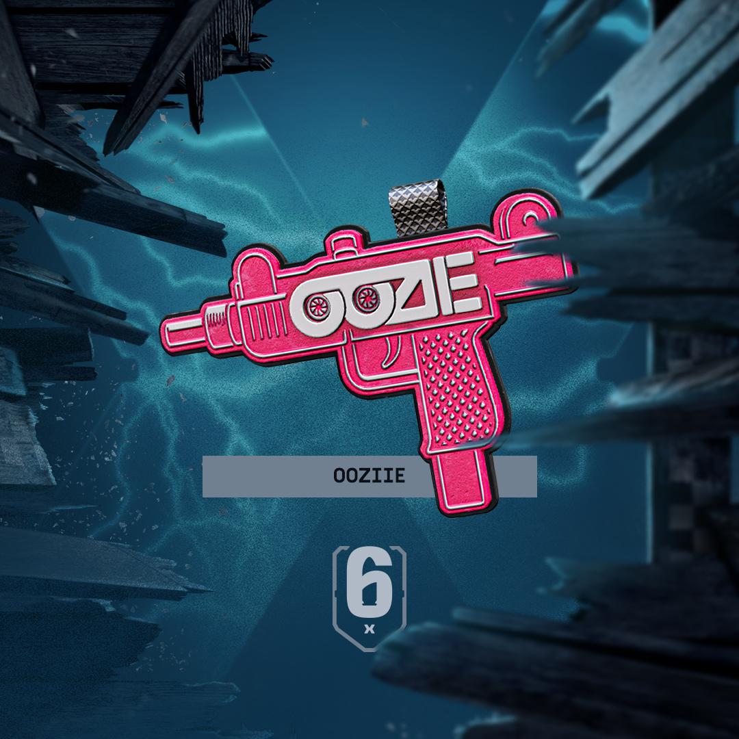 📢 What's that sound?

Is that...an uzi we hear?

No, it's an Ooziie! Drop him a sub on Twitch to earn Ooziie's charm - the first streamer charm of Siege X!

📺 twitch.tv/oozie

Find out more about the Streamer Charm program here 🔗 rainbow6.com/streamercharms…