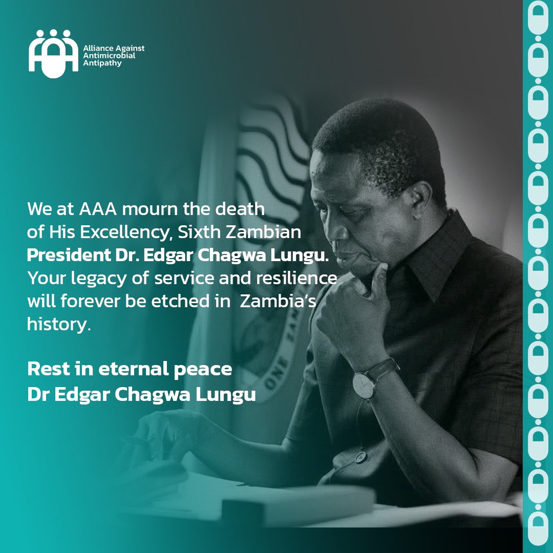 We join the rest of the country and global community in mourning late Zambia’s sixth Republican President H.E Dr Edgar C. Lungu,

Who passed on while receiving treatment in the Republic of South Africa – June 5th, 2025.

May his soul rest in eternal peace.